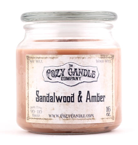 Amber + Sandalwood – Hay & Bear Candles